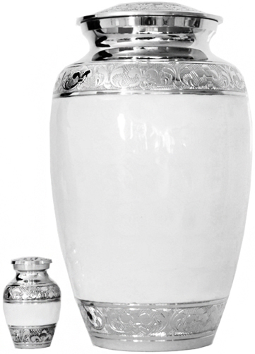 011-A – Brass Urn Velvet Box plus 1 Keepsake