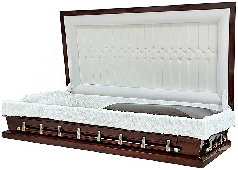 4793XFC-44″ FC, Red Brown w/ Foot Panel Almond Velvet Interior 40.2″ Inside / 44″Outside