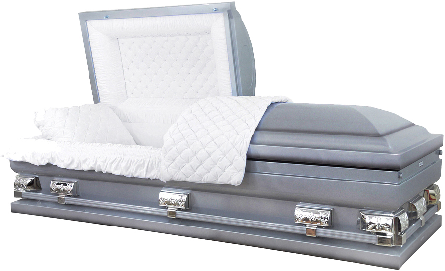 9260-45 – Oversized – Silver w/ Black Accent White Velvet 44″ inside / 45″ outside