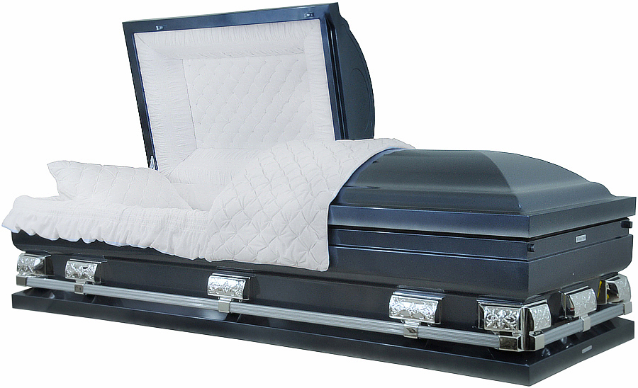 9254-41 – Oversized – Navy Metallic w/ Silver Accent White Velvet 40″ inside / 41″ outside
