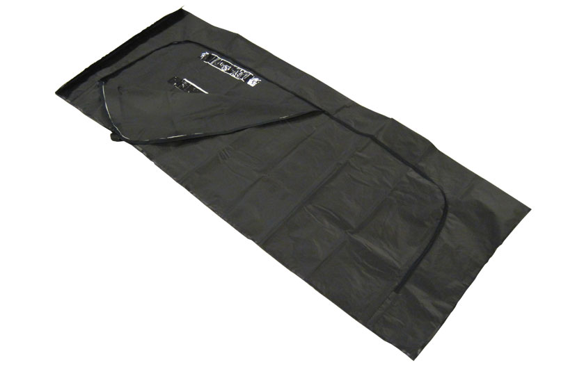 BB-355 – Black Heavy Duty Body Bag, 20mil Vinyl, Padded, 5/box, Handles?, 38″x94″