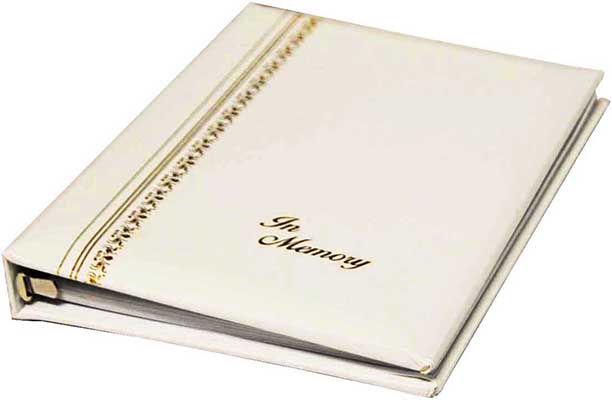 00 – Register Book example photo Closed side angle