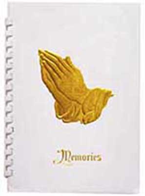 Reg-30-White Thin Spiral Register Book with lines