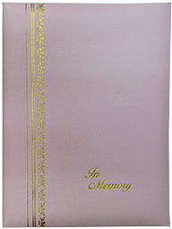 Reg-02- Pink Metallic Flake Register Book with lines
